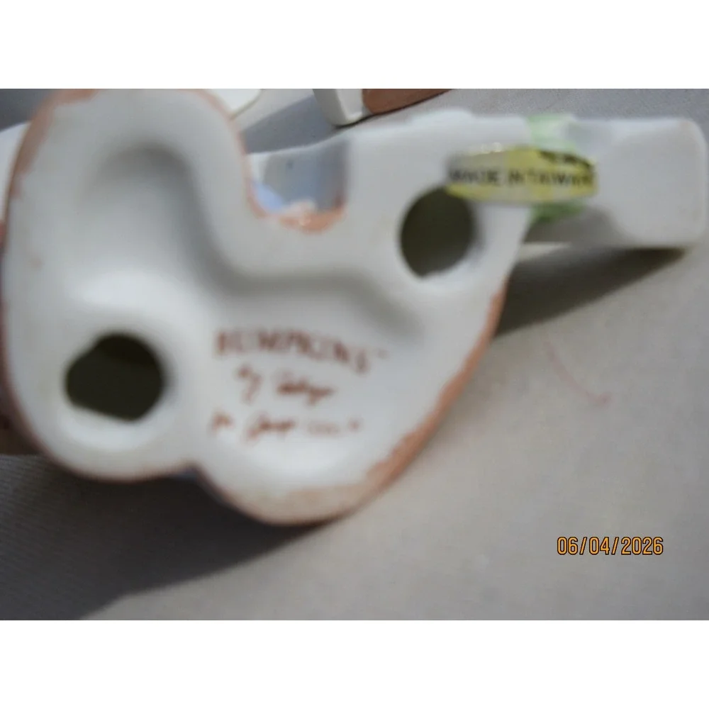 Bumpkins by Fabrizio for George Good Porcelain Figurine Set Letters ECATPIR 7pc